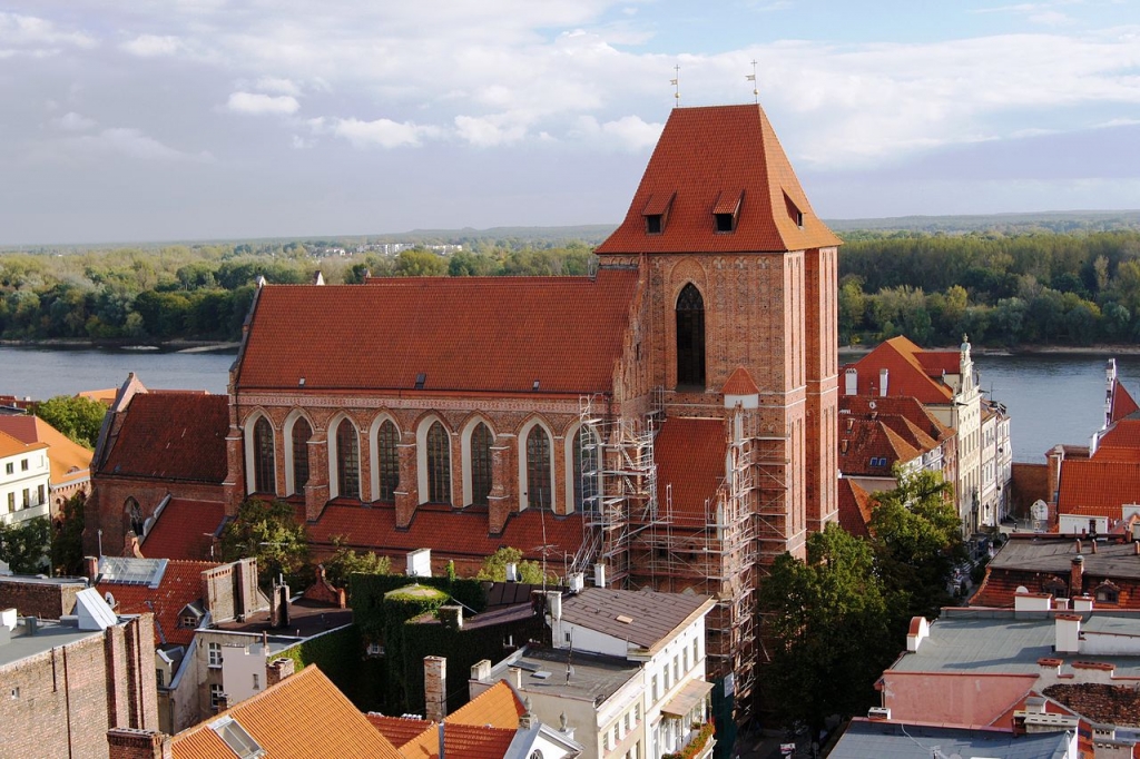 La gótica catedral de los Santos Juanes (son dos los patronos) de Toruń