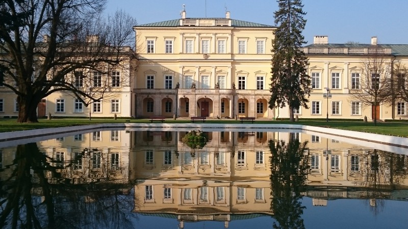 EL Palacio de familia aristocrática Czartoryski en Puławy cerca de Kazimierz Dolny
