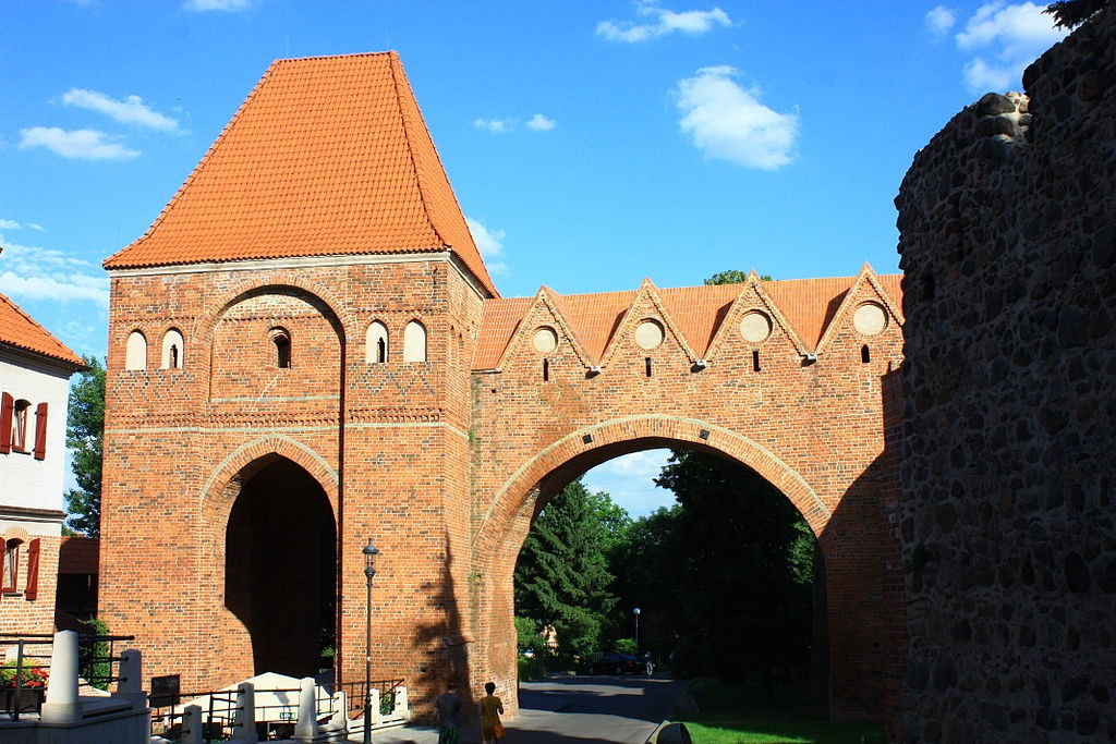 La torre "Dansker" del antiguo Castillo de la Orden Teutónica en Toruń