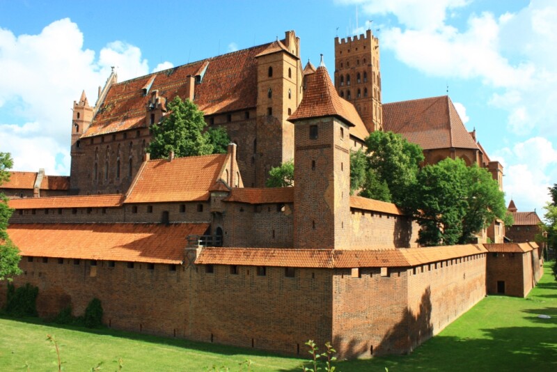 El Castillo Alto en la sede de la Orden Teutónica en Malbork (UNESCO) - fot. zamek.malbork.pl